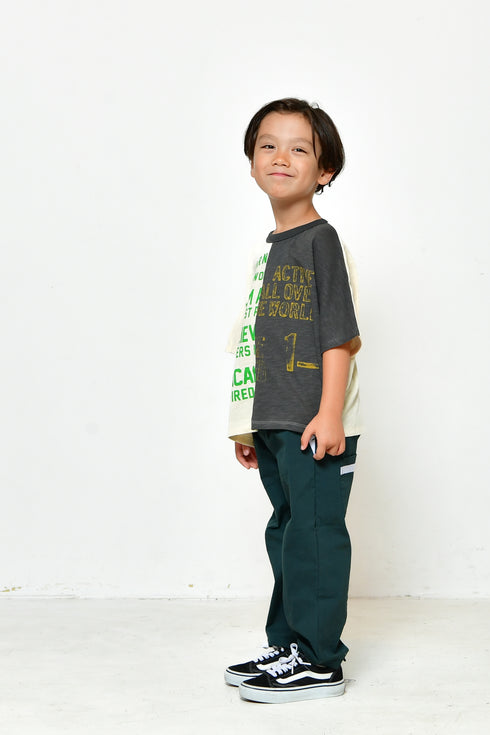 【オフィシャルチーム】スイッチングドルマンワイドTシャツ|S~L|1125224M